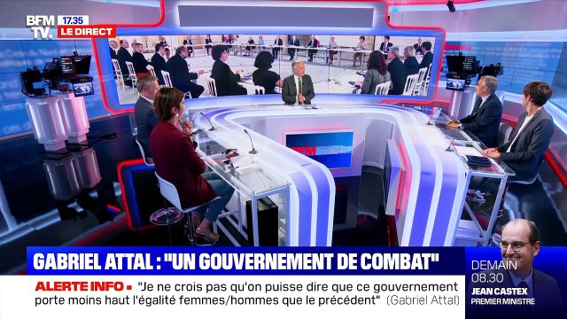 Story 2 : C'est un gouvernement de rassemblement, un gouvernement de 600 jours , Gabriel Attal - 07/07