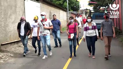 Revestimiento asfáltico en Villa Venezuela supera el millón de córdobas