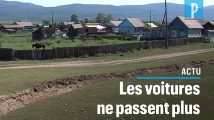 En Sibérie, des tranchées creusées autour d'un village en quarantaine