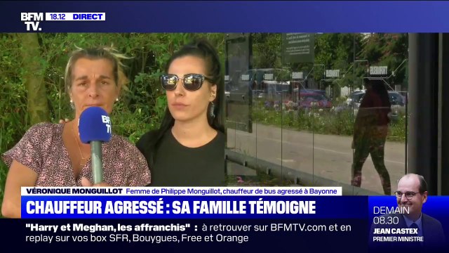 La femme du chauffeur de bus agressé à Bayonne: Il y a eu une extrême violence, on ne peut pas se déchaîner sur quelqu'un comme ça