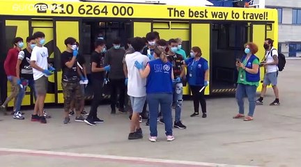 25 jeunes migrants quittent la Grèce pour le Portugal