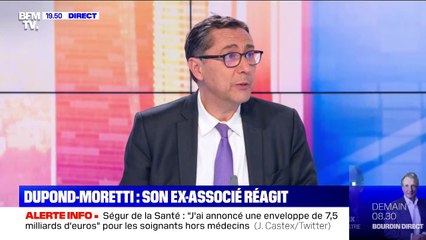 Dupond-Moretti à la Justice: pour son ex-associé, "il y a toutes les raisons d'espérer que ça soit un pari gagnant"