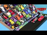 40 Disney Cars Fan Stands Play n Display Storage Carry Case