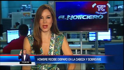 Hombre recibió un disparo en la cabeza y sobrevivió, el hecho se registró en el sur de Guayaquil