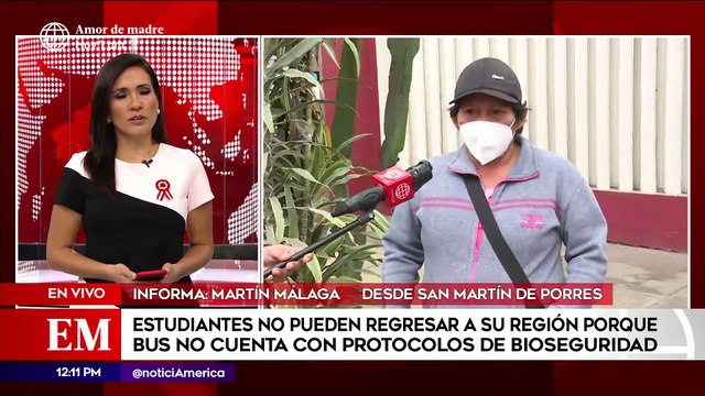 Edición Mediodía: Estudiantes nativos no pueden regresar a su región