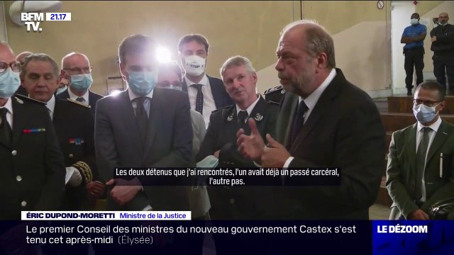 Éric Dupond-Moretti: La relation humaine dans la perspective d'une réinsertion, elle est essentielle