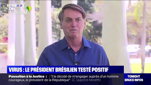 Le président brésilien, Jair Bolsonaro, qui avait qualifié le covid-19 de petite grippe est testé positif au coronavirus