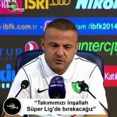 Levent Kartop: "Takımımızı inşallah Süper Lig’de bırakacağız"