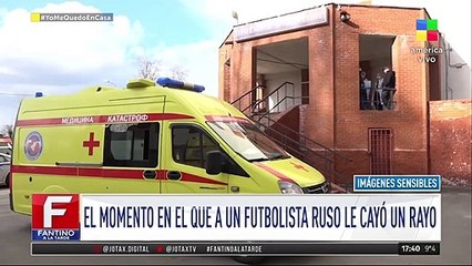 Jugaba al fútbol, cayó un rayo y ahora está en coma