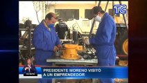 Presidente Moreno visitó en Quito a emprendedor beneficiado con programa Reactívate Ecuador’