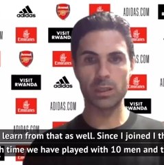 Arsenal have to learn after another red card - Arteta