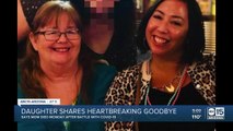 Daughter share heartbreaking goodbye with mother