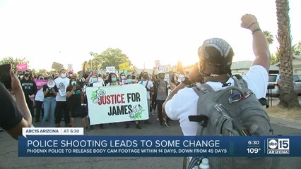 Phoenix police announce policy reform on body camera footage