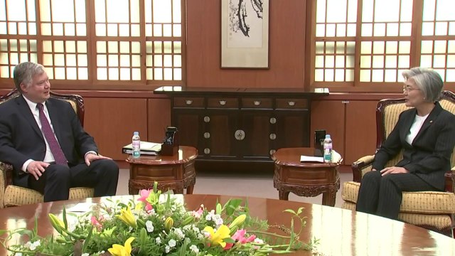 비건 부장관, 외교부 방문...대북 메시지 주목 / YTN