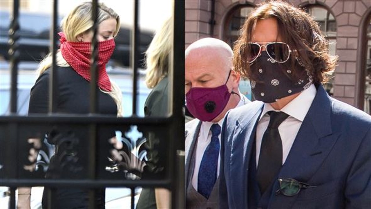 Johnny Depp und Amber Heard vor Gericht im Londoner High Court