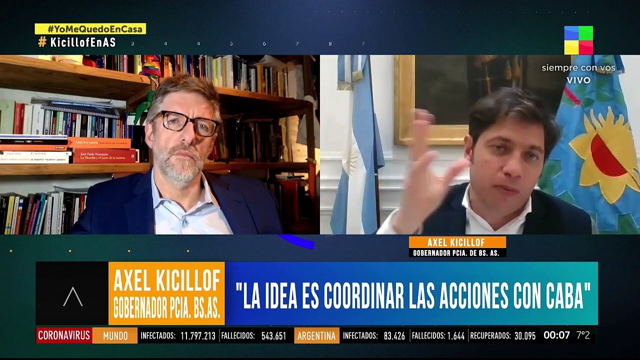 Kicillof aseguró que "no hay grieta" entre la Ciudad y la provincia de Buenos Aires