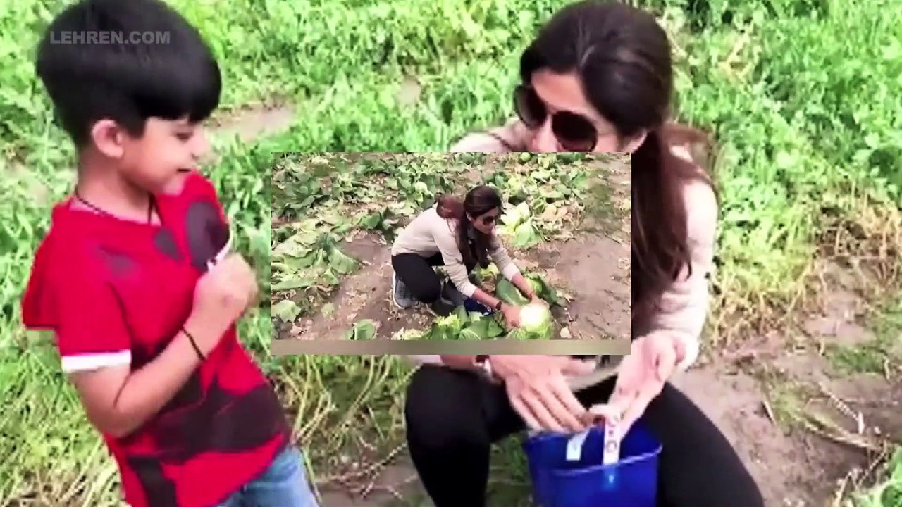 Shilpa Shetty Turns Vegetarian, Visits Farm With Son