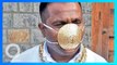Pria India buat masker medis dari emas murni - TomoNews