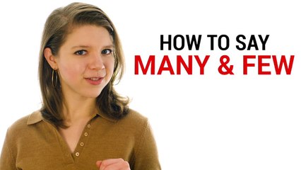 How to Say "Many and Few" in Chinese | How To Say Series | ChinesePod