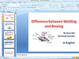 [ English ] Difference between welding and brazing
