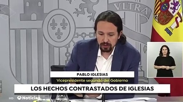 Vicente Vallés le recuerda a Iglesias los otros hechos contrastados que olvidó citar desde Moncloa
