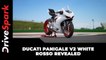Ducati Panigale V2 White Rosso Revealed | Details | Specs | Expected Price