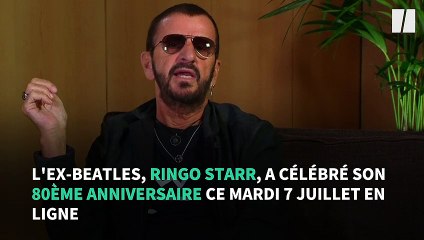 Ringo Starr, ex-Beatles, célèbre son 80ème anniversaire en ligne