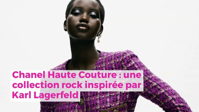Chanel Haute Couture : une collection rock inspirée par Karl Lagerfeld
