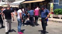 Antalya'da hareketli dakikalar... 2 polisi bıçakla yaraladı, bacağından vurularak yakalandı