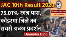 Jharkhand Board 10th Result 2020: 75 फीसद Students पास, Koderma जिले ने लहराया परचम | वनइंडिया हिंदी
