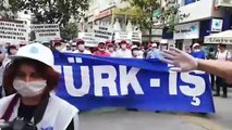 Türk-İş, 'Tamamlayıcı Emeklilik Sistemi'ne karşı Şirinevler'de toplandı: Kıdem tazminatı işçinin kırmızı çizgisidir