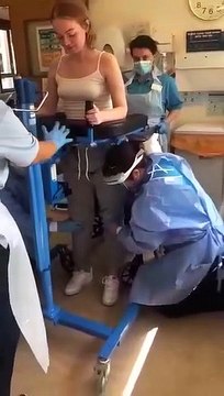 Inspirational Mekala Osborne taking steps '289 days' after nightmare Vietnam trip infection took her ability to walk