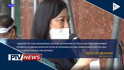 QC Mayor Joy Belmonte, nagpositibo sa CoVID-19