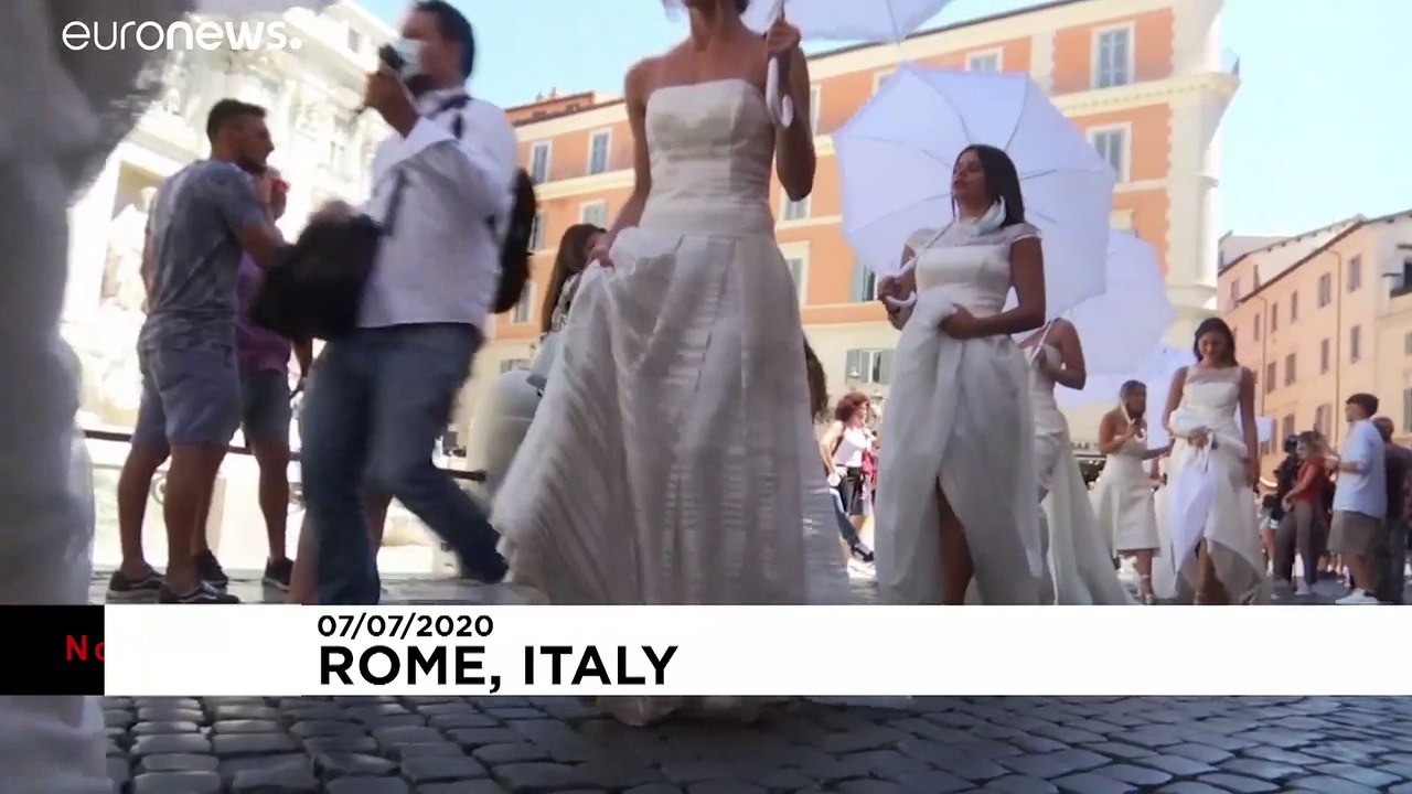 Bräute in italien: wut auf corona
