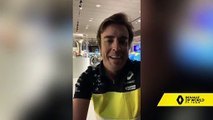 El mensaje de Fernando Alonso en su regreso a Renault