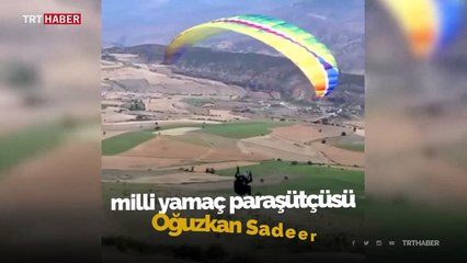 Çorum'dan Konya'ya yamaç paraşütü ile uçtu