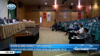 Odunpazarı meclisinde kurban bağışları gündeme geldi