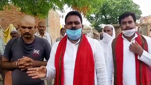मृतक मुन्नी देवी के परिवार से मिले सपा एमएलसी