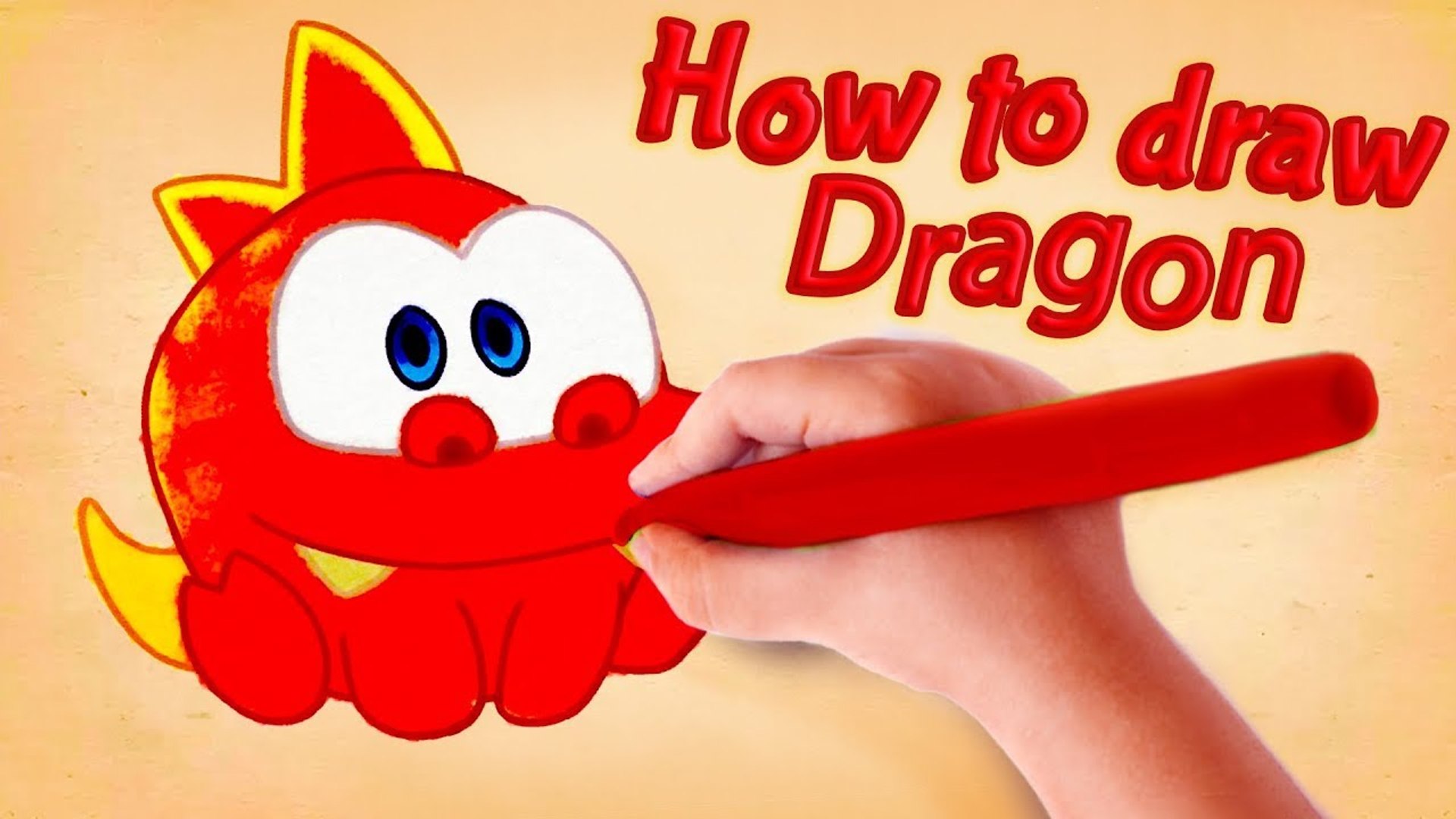 Om Nom Stories: How to Draw Dragon from Cut the Rope Magic - Funny cartoons  for kids – Видео Dailymotion
