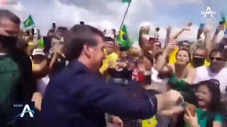 “나 코로나 확진”…브라질 대통령, 마스크 벗고 발표