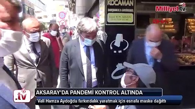 Aksaray Valisi Aydoğdu- Aksaray'da pandemi süreci kontrol altında