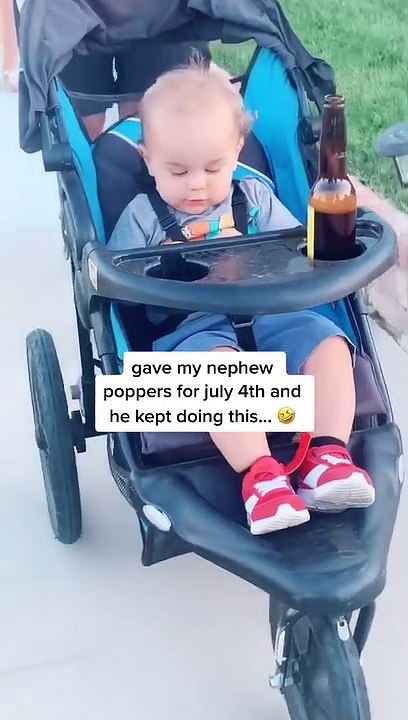 Poppers Keep Little Guy Laughing