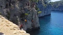 Cassis. Les pompiers 13 s'entrainent dans les Calanques