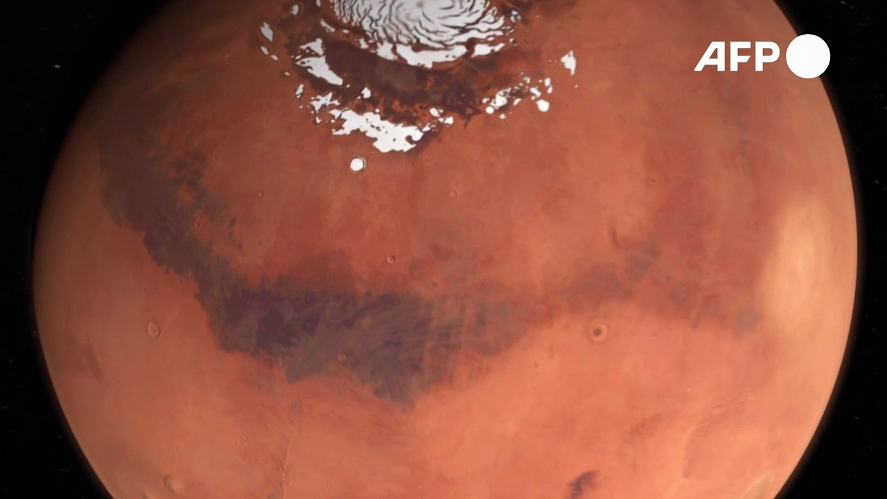 Riesiger Krater auf dem Mars hält Eis gefangen