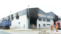 Controlado un incendio de una nave industrial en Aldaia (Valencia)