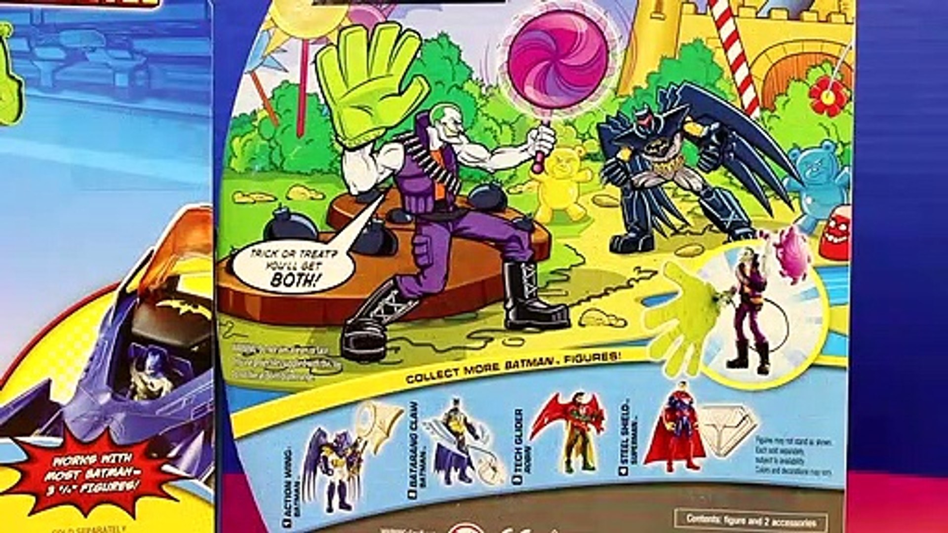 Batman Unlimited Capture Claw Batmobile With Slapstick Smack Joker Clayface  And Bane