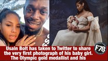 F78NEWS: Usain Bolt finally reveals baby's unique name and shares first . #UsainBolt  #OlympiaLightningBolt