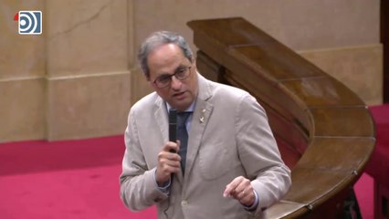 Torra anuncia que la mascarilla será de uso obligatorio en Cataluña