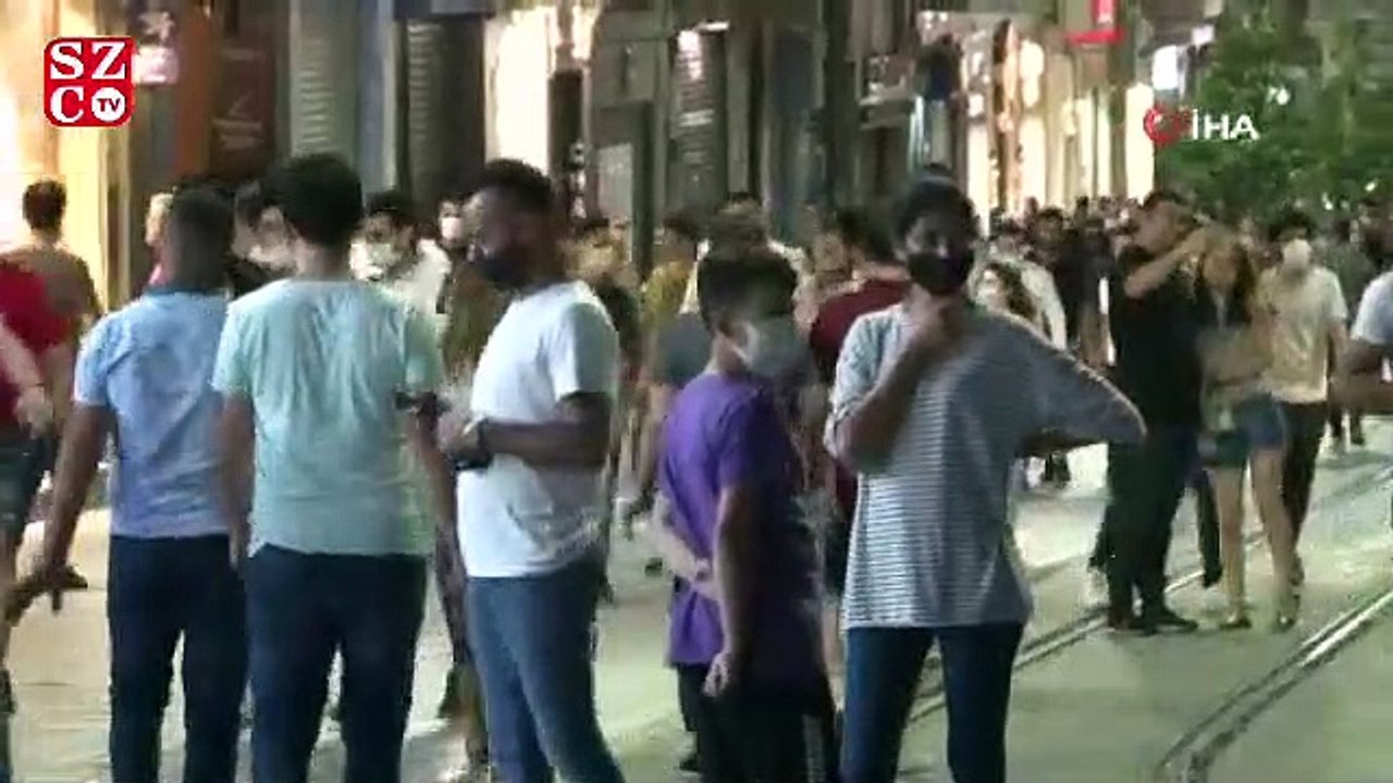 Korona virüs unutuldu, İstiklal Caddesi vatandaşlarla doldu