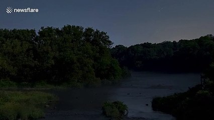 Stunning footage of Comet Neowise at sunrise over Ontario, Canada
